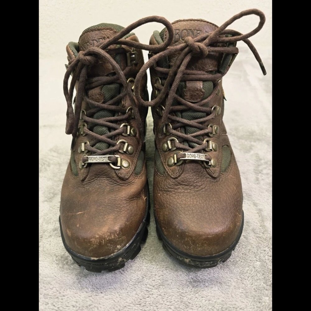 RedHead Bone Dry Boots Mens‎ 7M Brown Leather Goretex Hiking I-1104